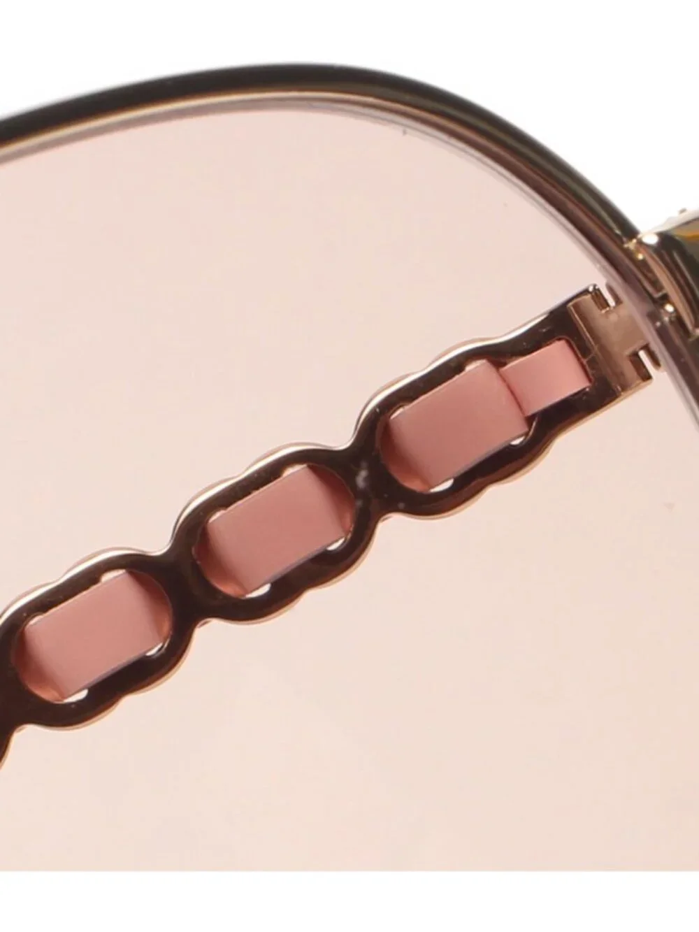 Chanel Sunglasses Eyewear Gold Panto Shape Optical